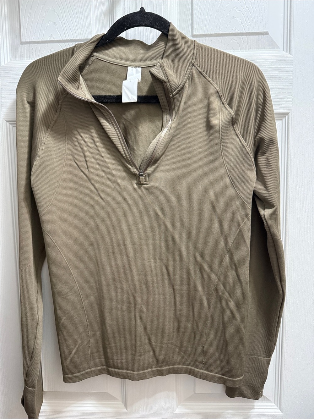 Women’s Olive Quarter-Zip Pullover